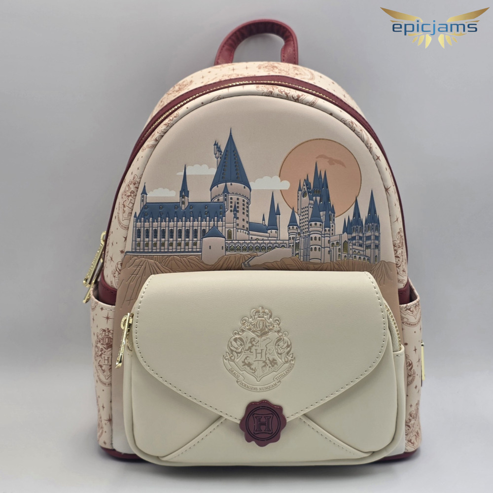 Loungefly Harry Potter Hogwarts Letter Mini Backpack New
